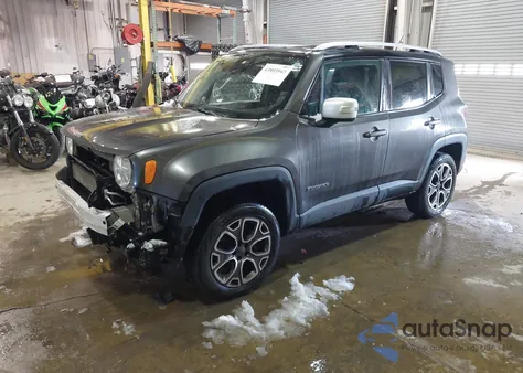 2016 Jeep Renegade Limited from USA, damaged, VIN ZACCJBDT6GPD63661